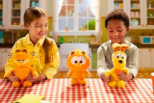 Animagic - Baby Garfield Soft Toy - Garfield Cat Soft Toy in Baby Version - Orange - for Children Fans of The Famous Sleeping Cat - Comic Hero - Birthday Idea from 2 Years - Image 4